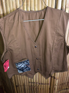 Women's Solid Color fitted Moonshiner Vest